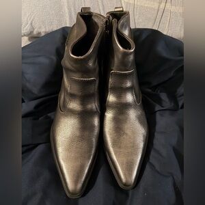 SARTO By Franco Sarto Metallic Ankle Boots